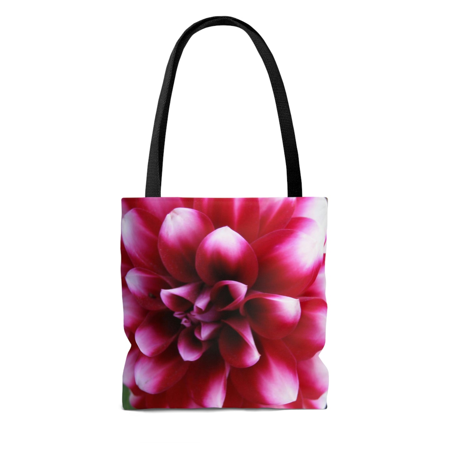 Lightweight Tote Bag - Pink & White Dahlia