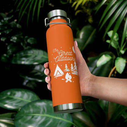 The Great Outdoors - Copper Vacuum Insulated Bottle, 22oz