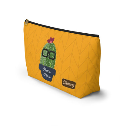 Big Bottom Zipper Pouch - Plant Nerd Cactus