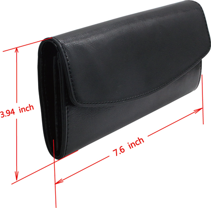 Hearts - Pink & Red Flap Wallet