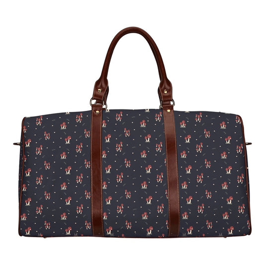 Mushroom Family Waterproof Travel Bag (Small)