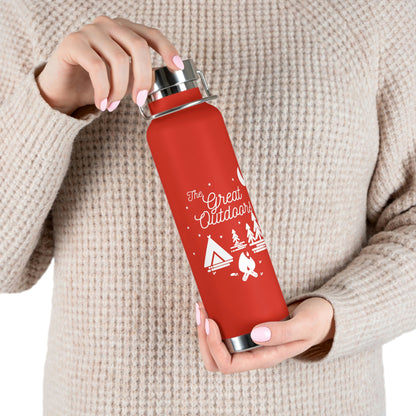 The Great Outdoors - Copper Vacuum Insulated Bottle, 22oz