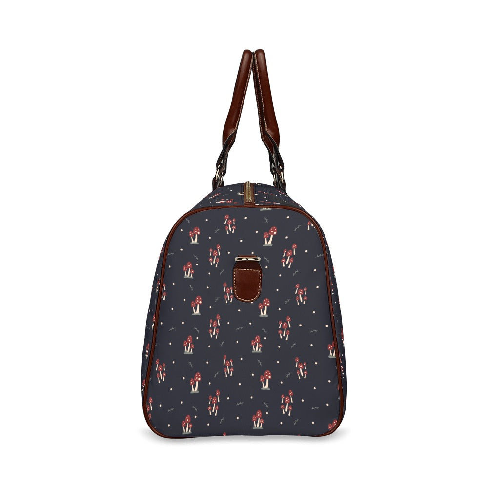 Mushroom Family Waterproof Travel Bag (Small)