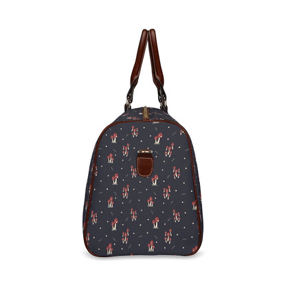 Mushroom Family Waterproof Travel Bag (Small)