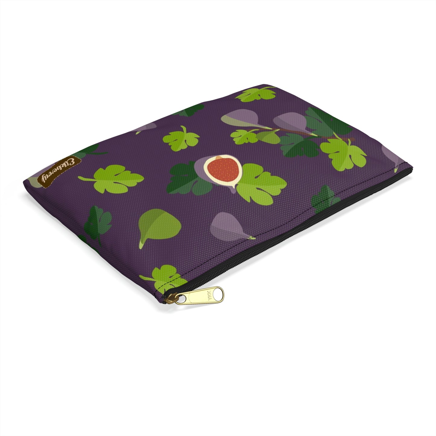Flat Zipper Pouch - Figs