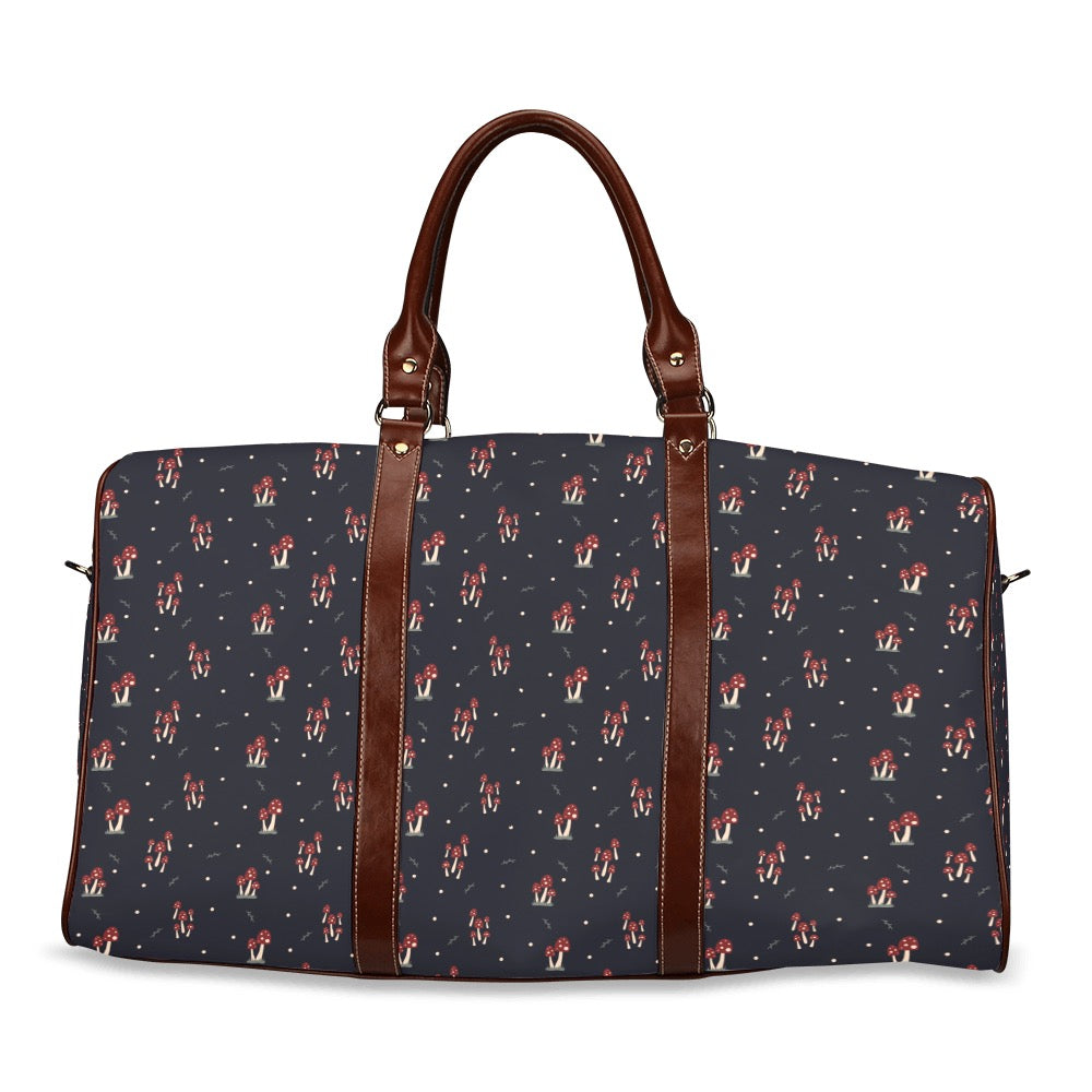 Mushroom Family Waterproof Travel Bag (Small)