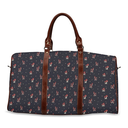 Mushroom Family Waterproof Travel Bag (Small)