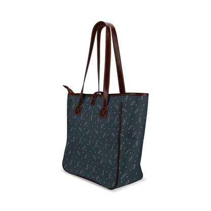 Berries - Navy Classic Tote Handbag