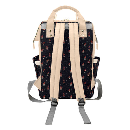Mushroom Family - Cream Multi-Function Backpack