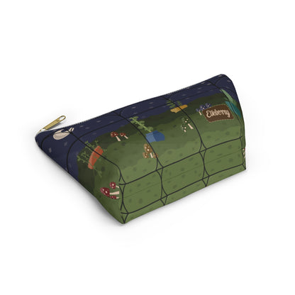Big Bottom Zipper Pouch - Night Terrarium