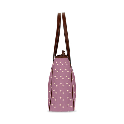 Lotus - Dusty Rose Classic Tote Handbag