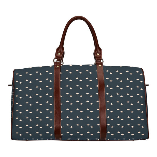 Lotus - Navy Waterproof Travel Bag (Small)