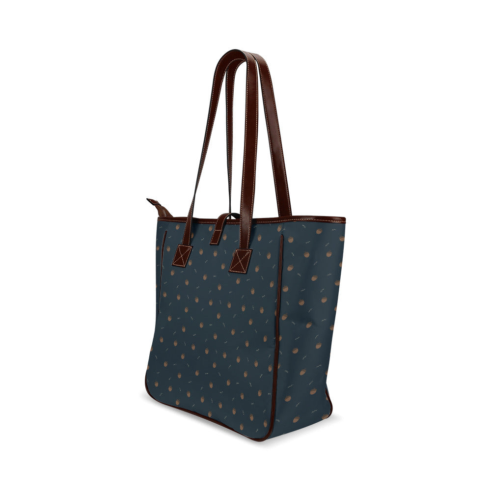 Acorns - Navy Classic Tote Handbag