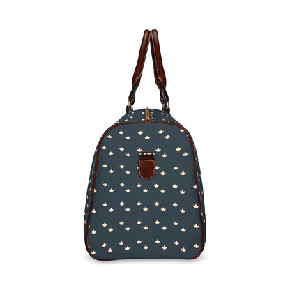 Lotus - Navy Waterproof Travel Bag (Small)