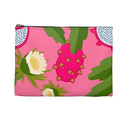 Flat Zipper Pouch - Dragonfruit