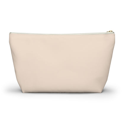 Big Bottom Zipper Pouch - Pumpkin Heart