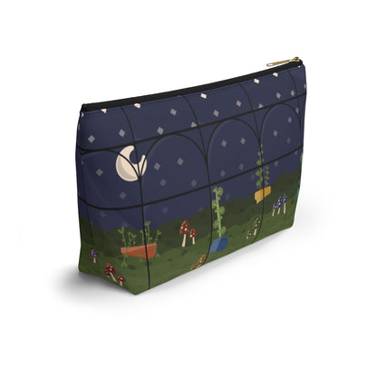 Big Bottom Zipper Pouch - Night Terrarium