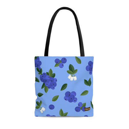 Lightweight Tote Bag - Blueberries