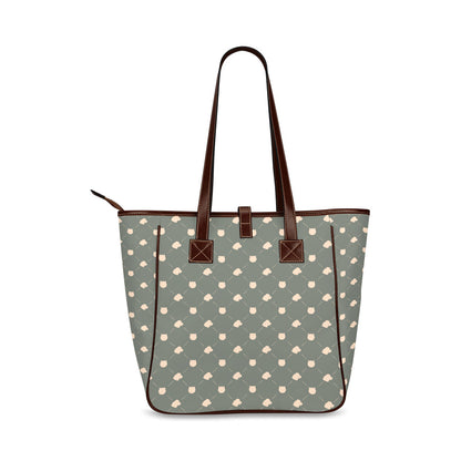 Cat & Dog - Sage Classic Tote Handbag