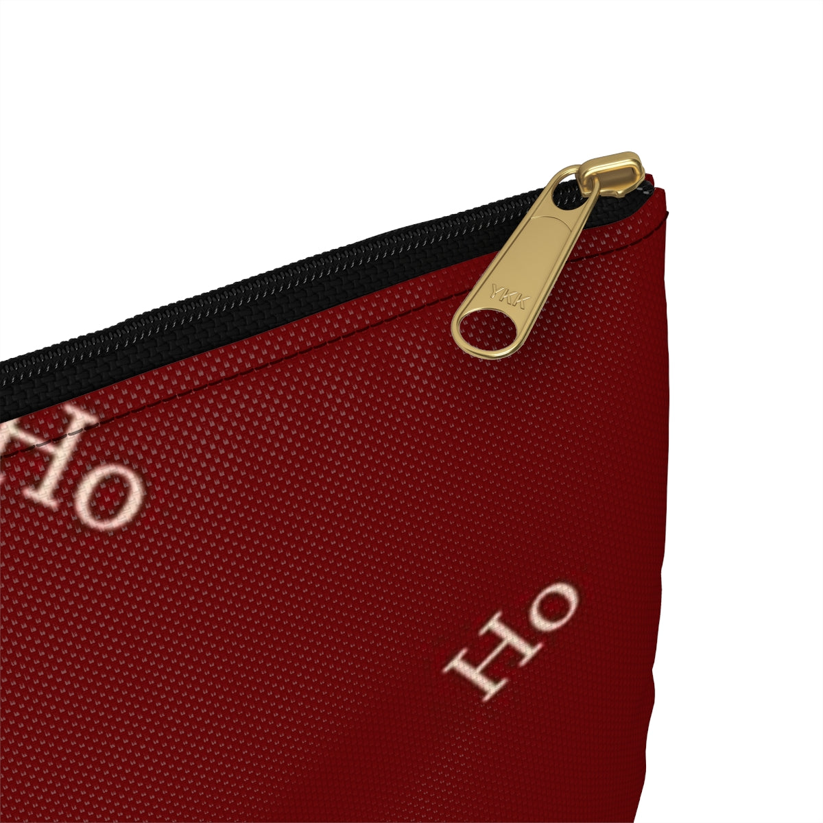 Flat Zipper Pouch - Ho! Ho! Ho!