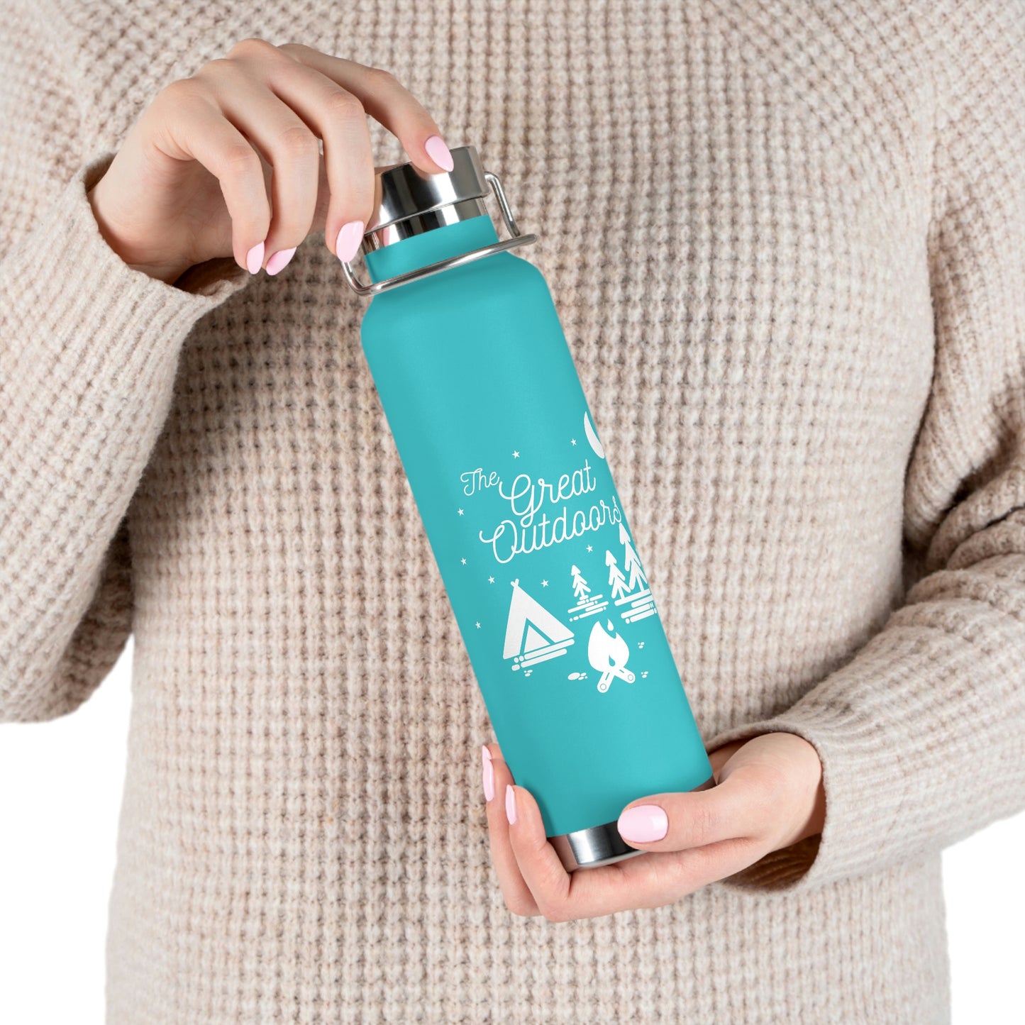 The Great Outdoors - Copper Vacuum Insulated Bottle, 22oz