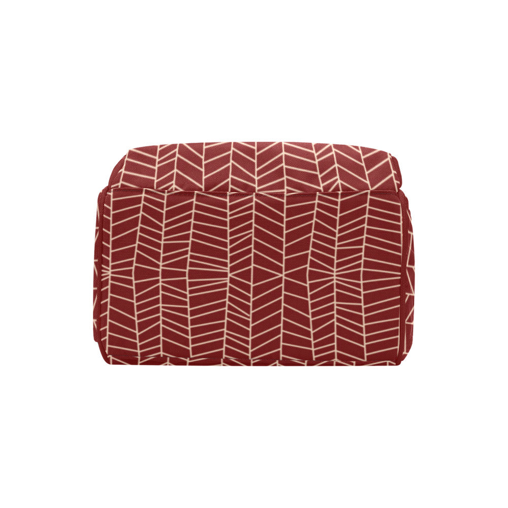 Herringbone - Wine Multi-Function Backpack