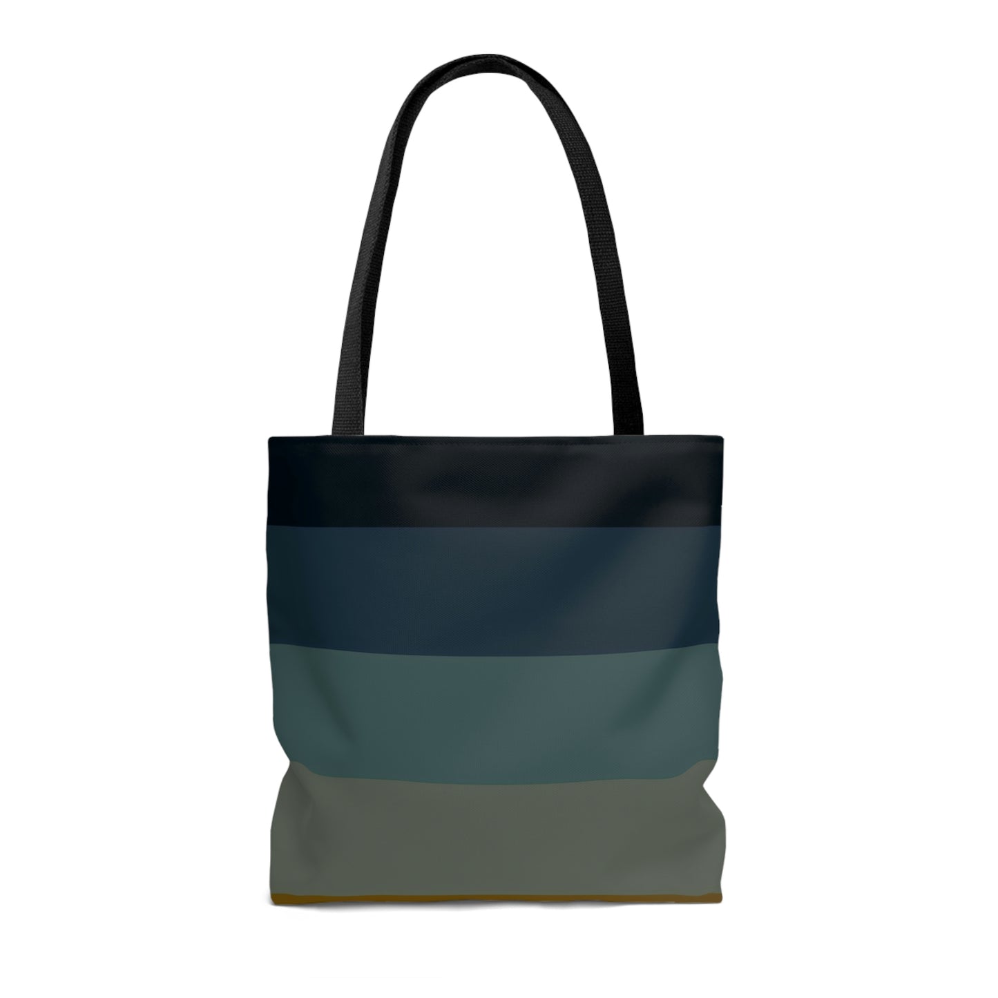 Lightweight Tote Bag - Jewel Tone Rainbow, Horizontal