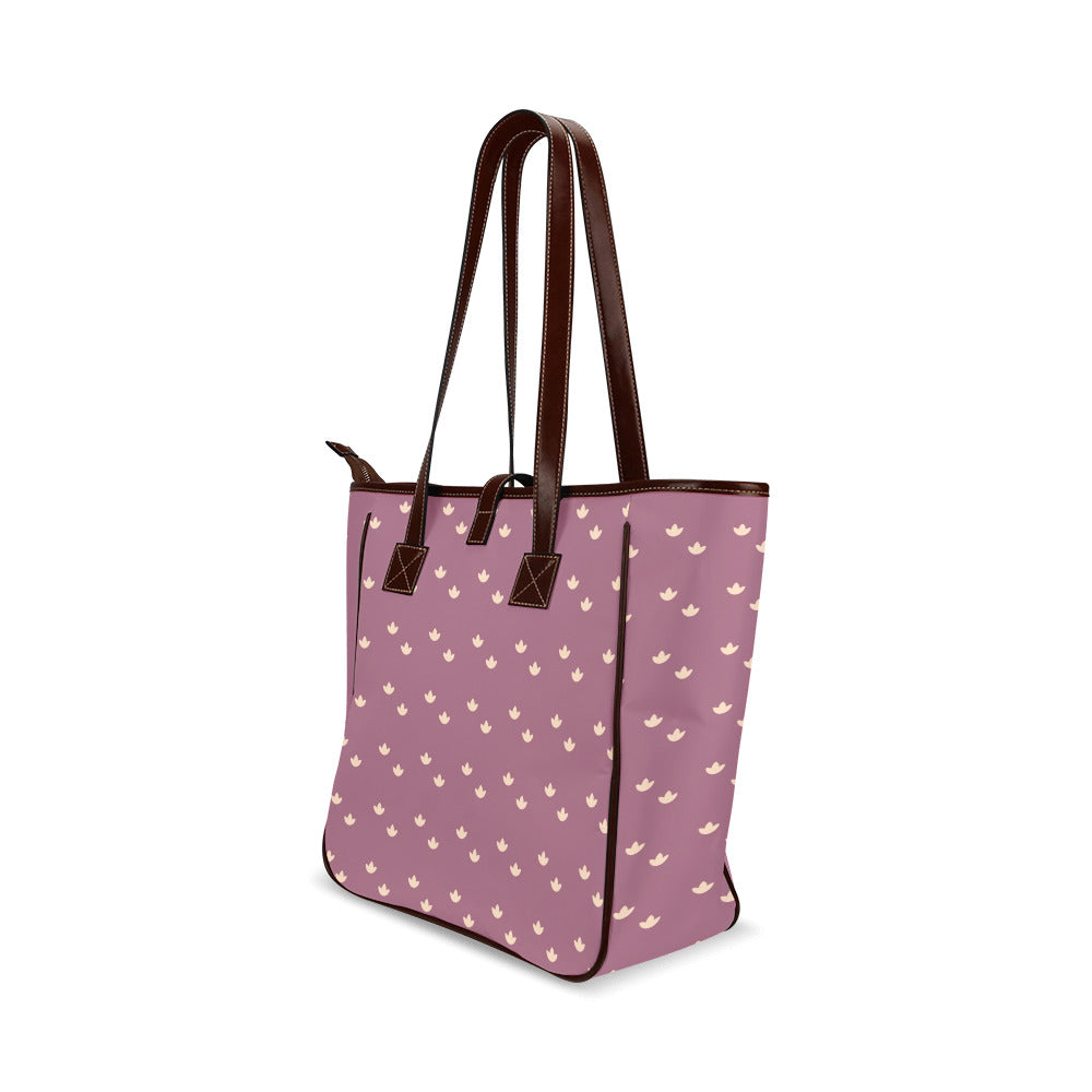 Lotus - Dusty Rose Classic Tote Handbag