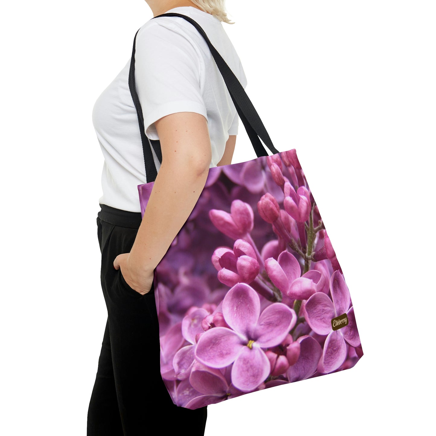 Lightweight Tote Bag - Lilacs in Bloom