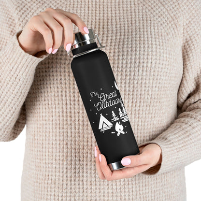 The Great Outdoors - Copper Vacuum Insulated Bottle, 22oz