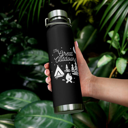 The Great Outdoors - Copper Vacuum Insulated Bottle, 22oz