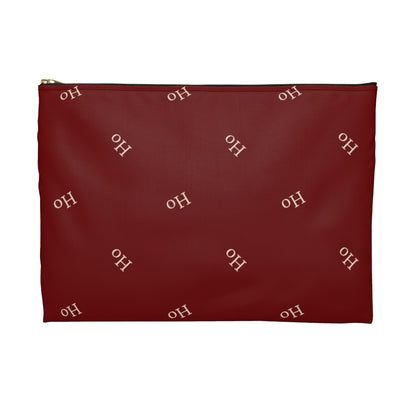 Flat Zipper Pouch - Ho! Ho! Ho!