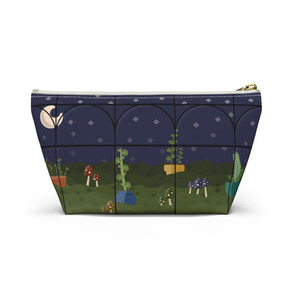 Big Bottom Zipper Pouch - Night Terrarium