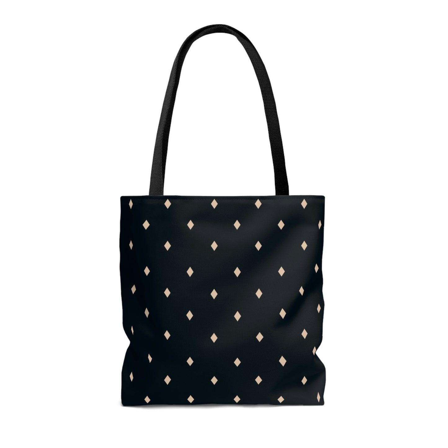 Lightweight Tote Bag - Diamonds on Navy