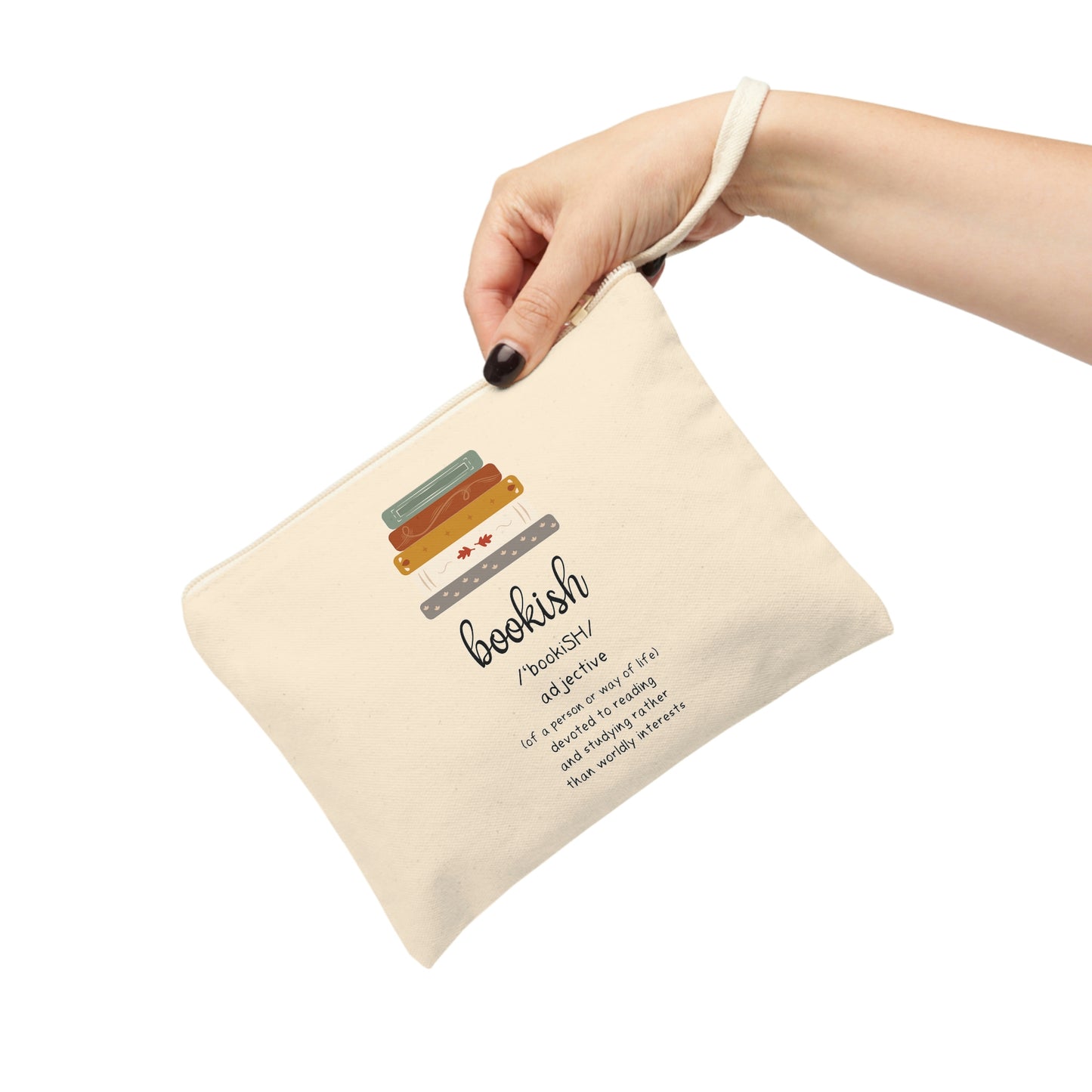 Cotton Zipper Pouch - Bookish Definition