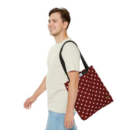 Lightweight Tote Bag - Cat & Dog in Berry