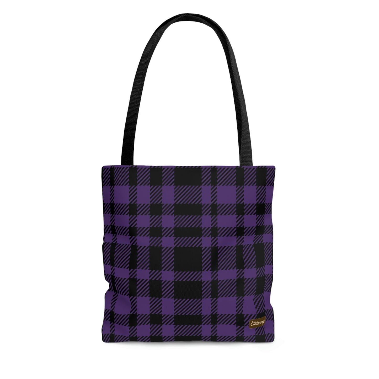 Lightweight Tote Bag - Purple Buffalo Check, Purple Plaid