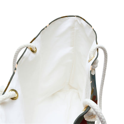 Weekender Tote Bag - Leaves on Sage