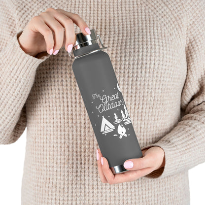 The Great Outdoors - Copper Vacuum Insulated Bottle, 22oz