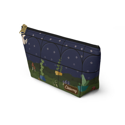 Big Bottom Zipper Pouch - Night Terrarium