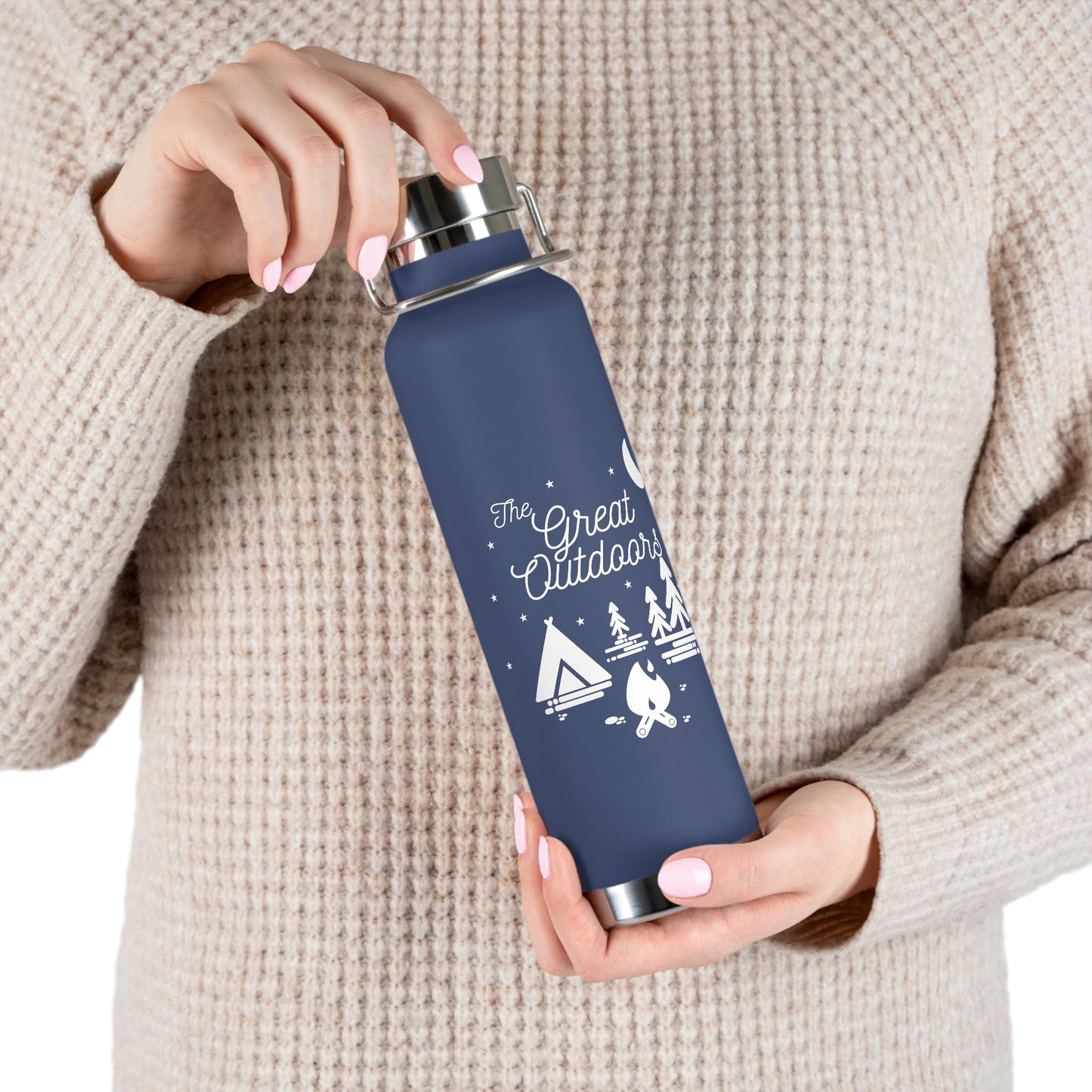 The Great Outdoors - Copper Vacuum Insulated Bottle, 22oz