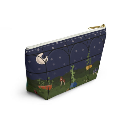 Big Bottom Zipper Pouch - Night Terrarium