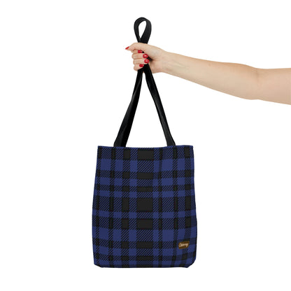 Lightweight Tote Bag - Blue Buffalo Check, Blue Plaid