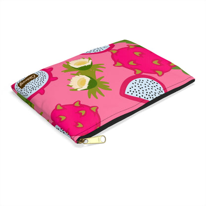 Flat Zipper Pouch - Dragonfruit