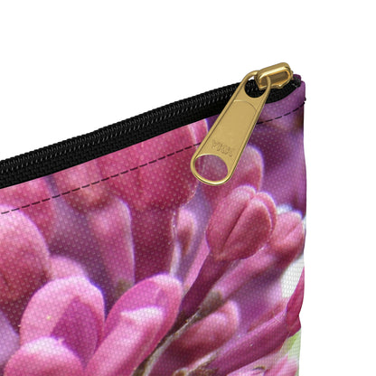 Flat Zipper Pouch - Lilacs in Bloom