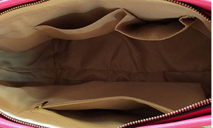 Little Planties Vegan Leather Zipper Tote Handbag (Small)
