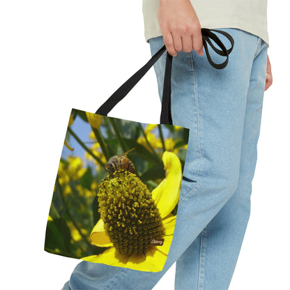 Lightweight Tote Bag - Bee on Yellow Coneflower