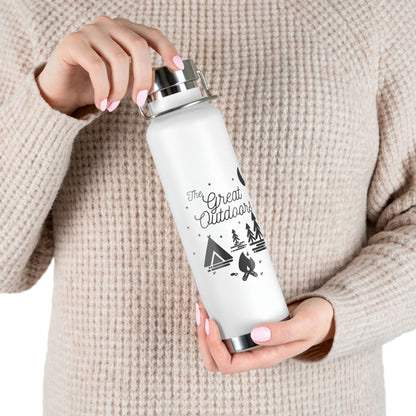 The Great Outdoors - Copper Vacuum Insulated Bottle, 22oz