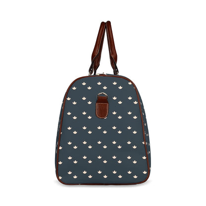 Lotus - Navy Waterproof Travel Bag (Small)