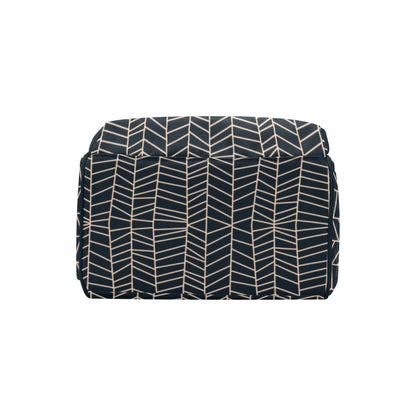 Herringbone - Navy Multi-Function Backpack